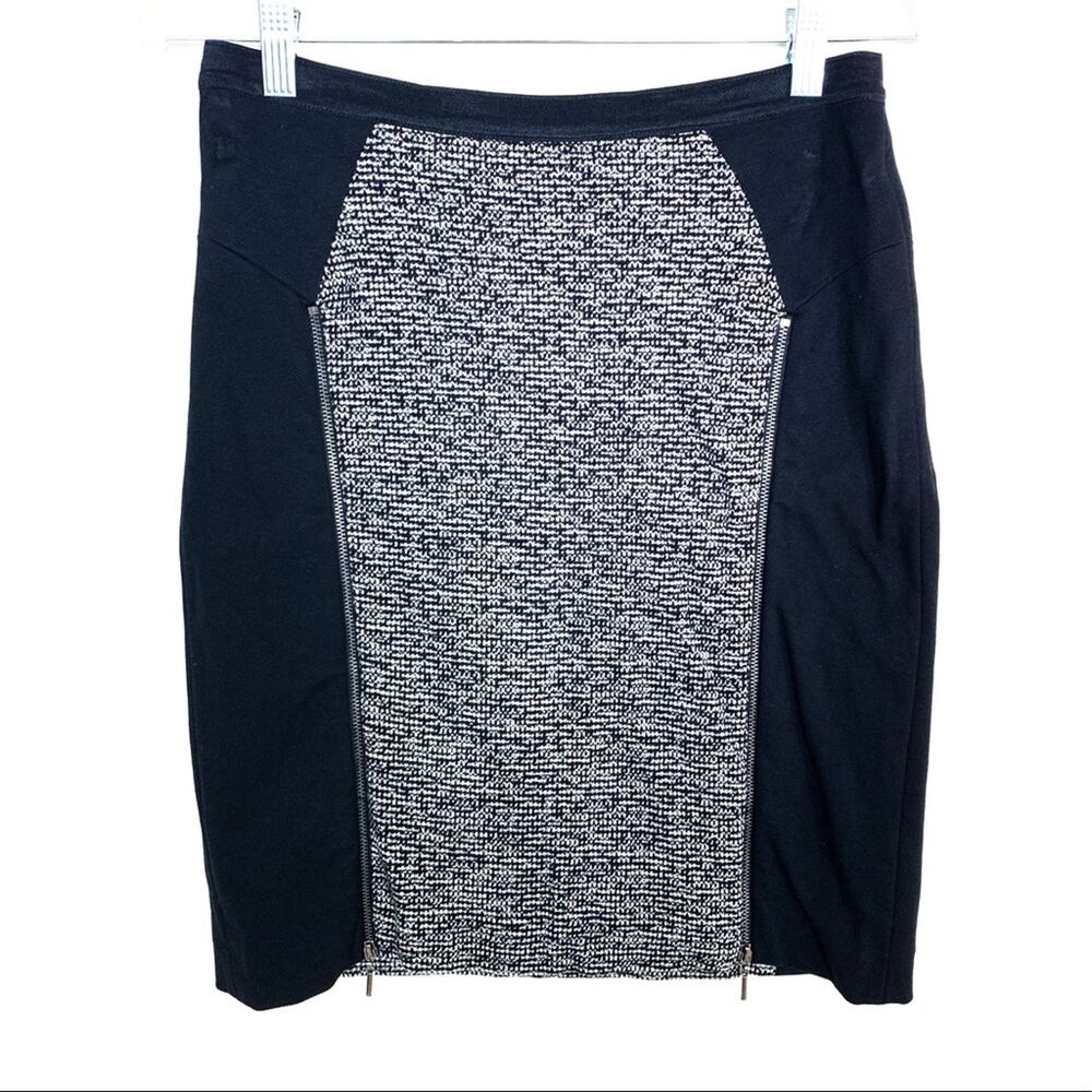 Rebecca Taylor Wool Cotton Blend Pencil Skirt Size 6‎